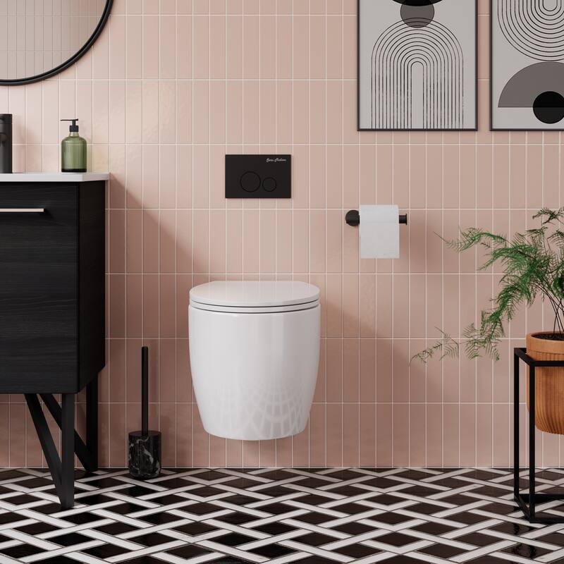 Classe Wall-Hung Elongated Toilet Bowl - 20.5" x 14.75" x 14.38"