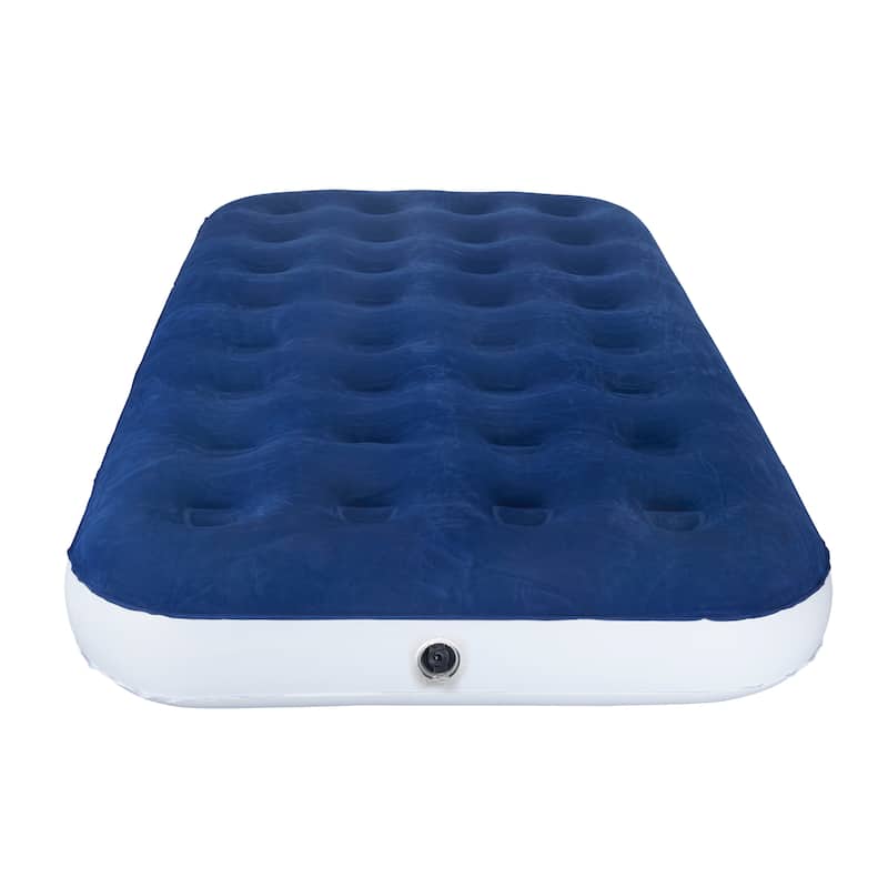 8.5-Inch Durable Luxury Inflatable Air Mattress with Comfort Coil Technology and High Capacity Pump, Home and Portable Travel