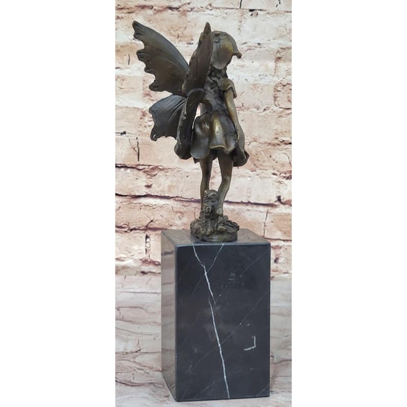 Fairy Daydream Bronze Sculpture Figure By French Artist Milo Hot Cast Figurine