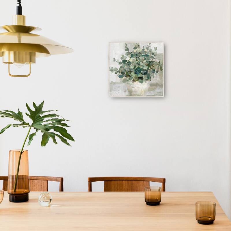 Eucalyptus Pots I By Studio Arts Canvas Art Print