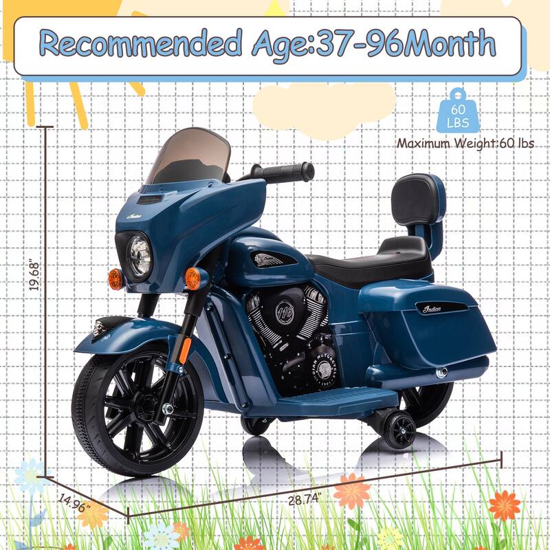 Kids Electric Dirt Bike, Ride On Motorcycle for Kids Best Gift