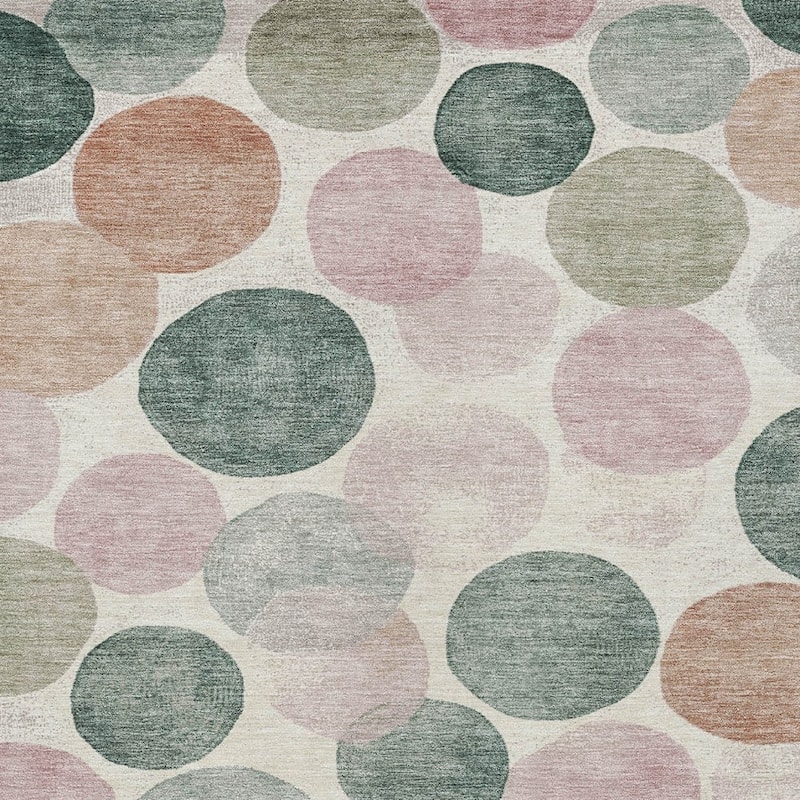 HomeRoots Geometric Transitional Rectangle Outdoor Rug