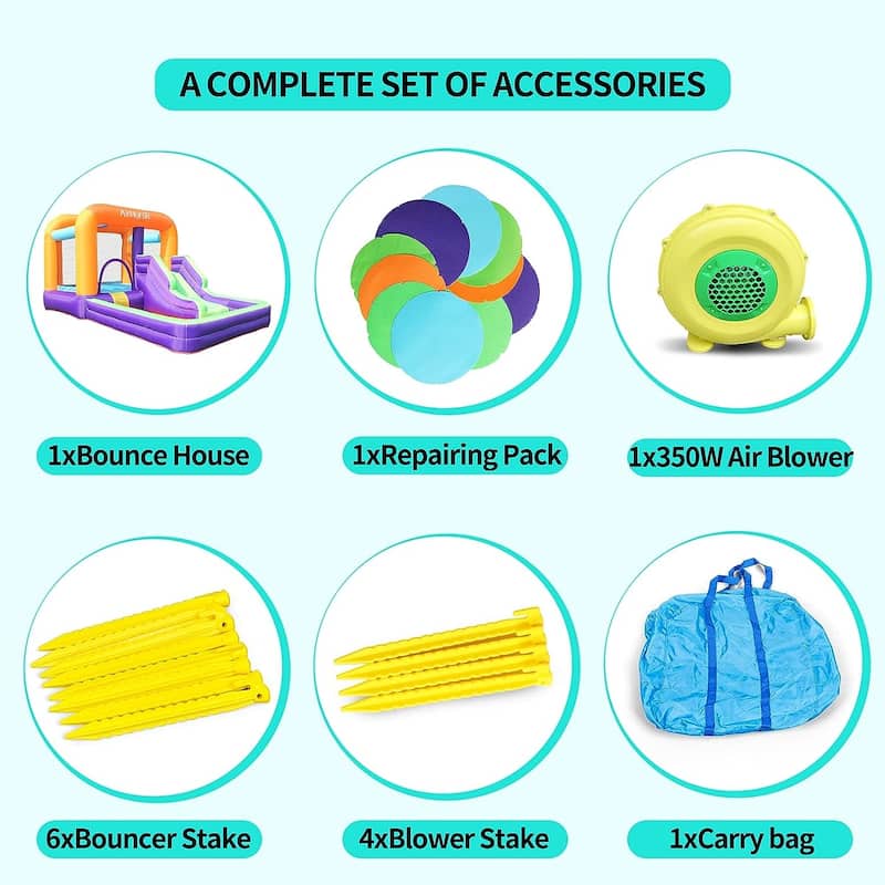 Inflatable Bounce House for Kids Outdoor,Inflatable Bounce Castle for Big Kids,Kids Bounce House with Blower