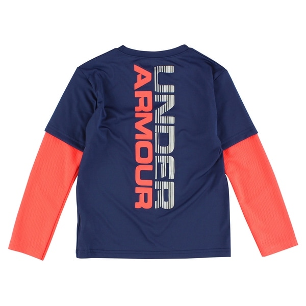 bright orange under armour shirt