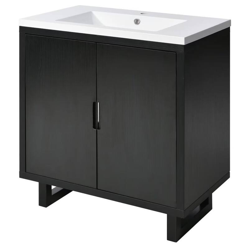 30" Bathroom Vanity Set with Sink, Bathroom Storage Cabinet