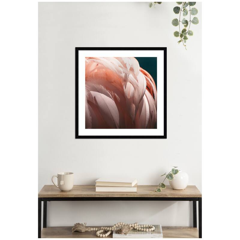 Kate and Laurel Flamingo No. 2 by Alicia Bock Framed Wall Art Print