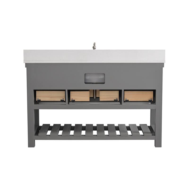 Sudio Design Wesley 54" Single Bathroom Vanity