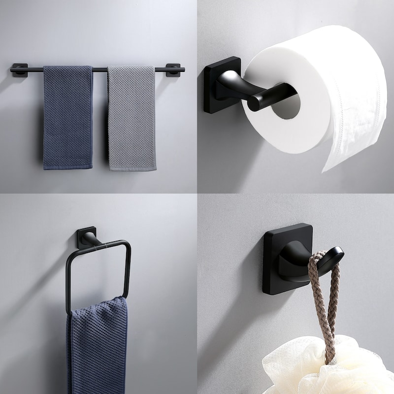 Wall-Mount 5 -Piece Bath Hardware Set