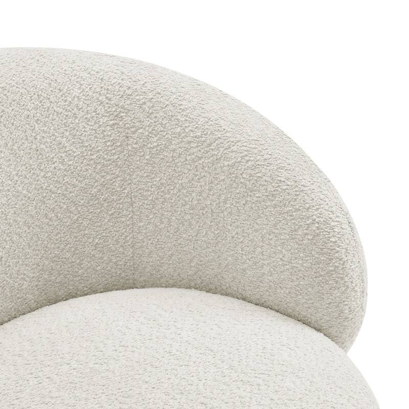 Spruce & Spring Ariel Upholstered Swivel Accent Chair Fabric