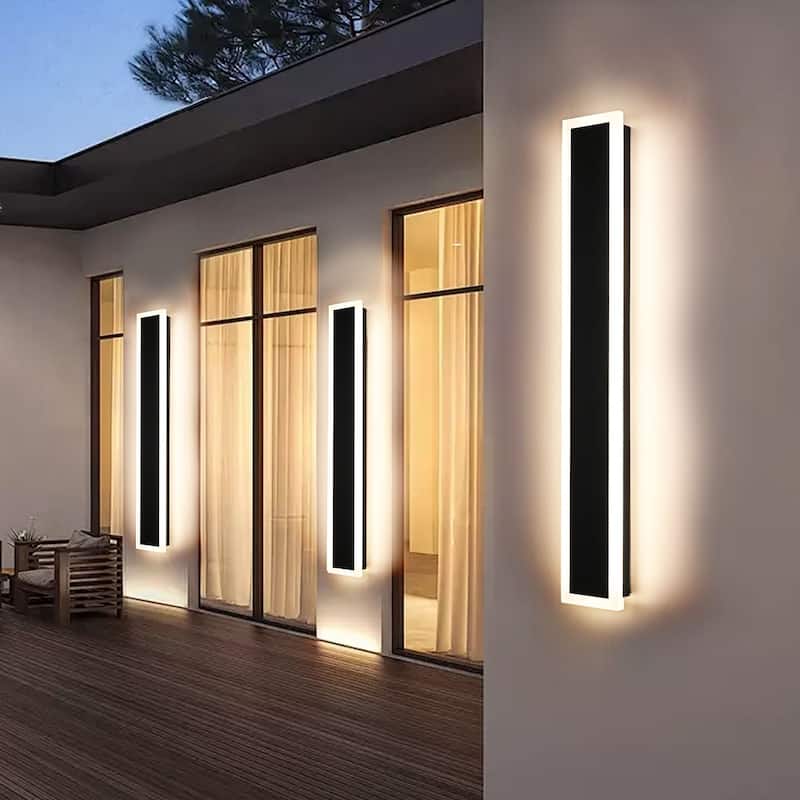 2-Pack 40" RGB Smart Outdoor Wall Lights