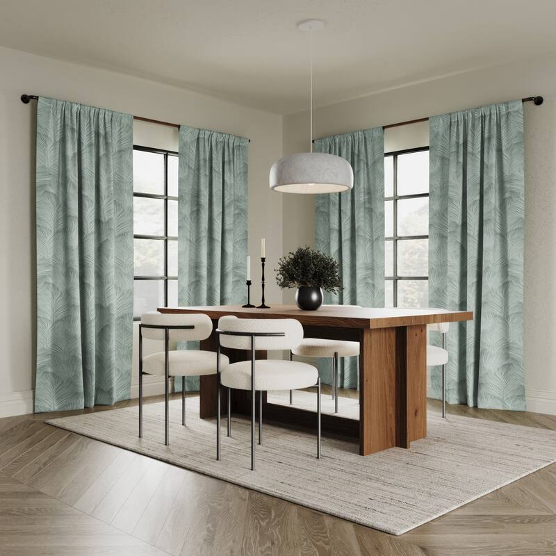 Indigo Road by Egypt Sherrod Coppa Magnetic Closure Total Blackout Back Tab 1-Piece Curtain Panel, Single Panel