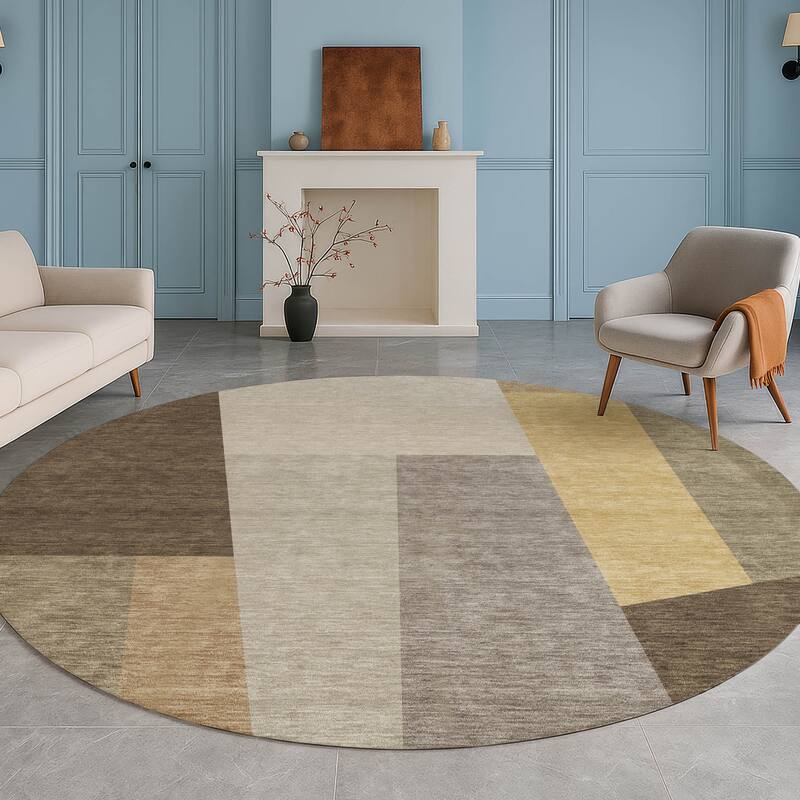 Machine Washable Indoor/ Outdoor Contemporary Jolie Chantille Rug