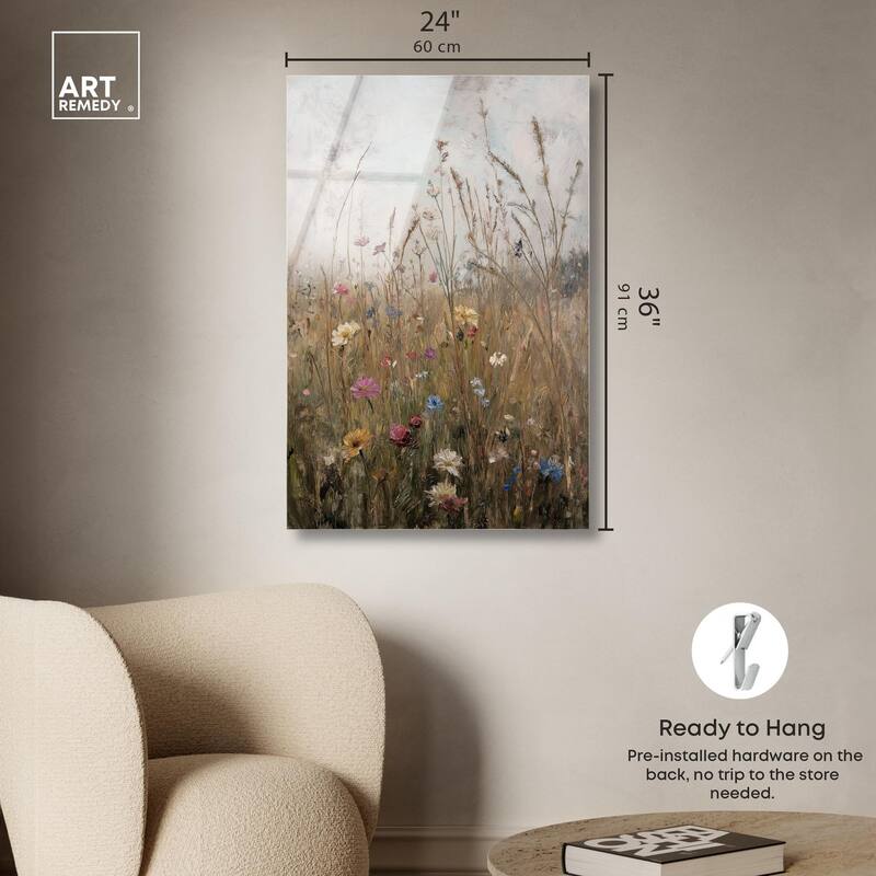 Field of Forgotten Dreams I Acrylic by Art Remedy, Ready to Hang