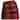 Sweet Home Collection Buffalo 4 Piece Printed Sheet Set, Double Brushed Microfiber - Burgundy/Black