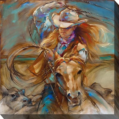 Cowgirl Up All Weather Outdoor Wall Décor