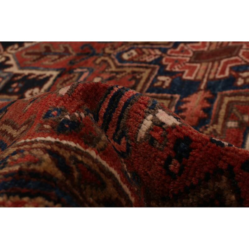 ECARPETGALLERY Hand-knotted Sarabi Red Wool Rug - 6'8 x 9'5
