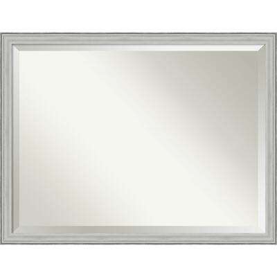 Wall Mirror Oversize Large, Bel Volto Silver 43 x 33-inch - oversize large - 43 x 33-inch