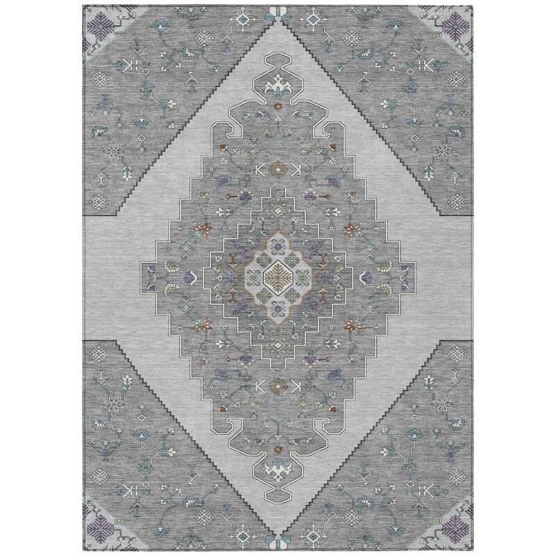 Machine Washable Indoor/ Outdoor Global Marrakesh Chantille Rug