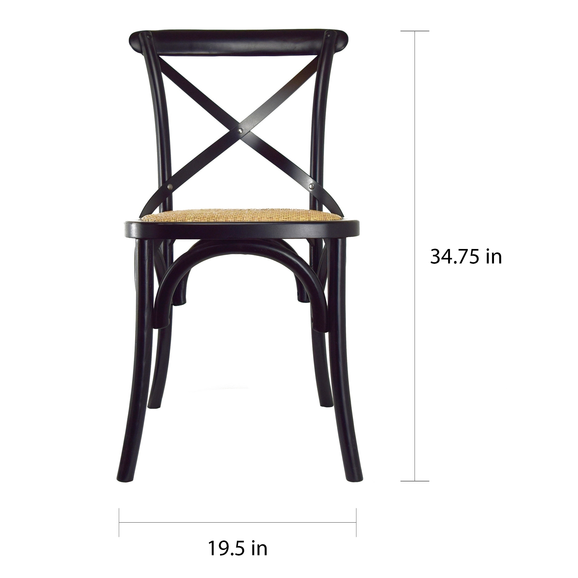 Shop 2xhome Set Of 2 Modern Contemporary Antique Farmhouse Decor Cross Back Wooden Frame Dining Chairs Wood Accent With Side On Sale Overstock 14575060