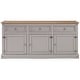 preview thumbnail 10 of 15, 65" Wood Buffet Sideboard Farmhouse - Corona Collection | Furniture Dash