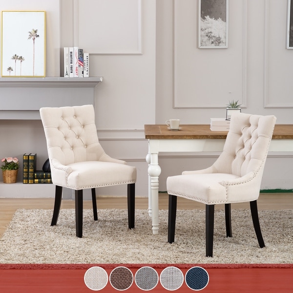 Grandview Tufted Dining Chair (Set of 2) Upholstered. Opens flyout.