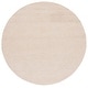 preview thumbnail 2 of 5, SAFAVIEH Handmade Textural Ortenzia Contemporary Wool Rug 6' Round - Beige/Blush - Round