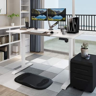 Homall Electric Height Adjustable Standing Desk 55inch Office Desk