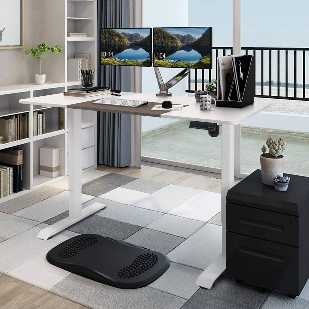 Homall Electric Height Adjustable Standing Desk 55inch Office Desk
