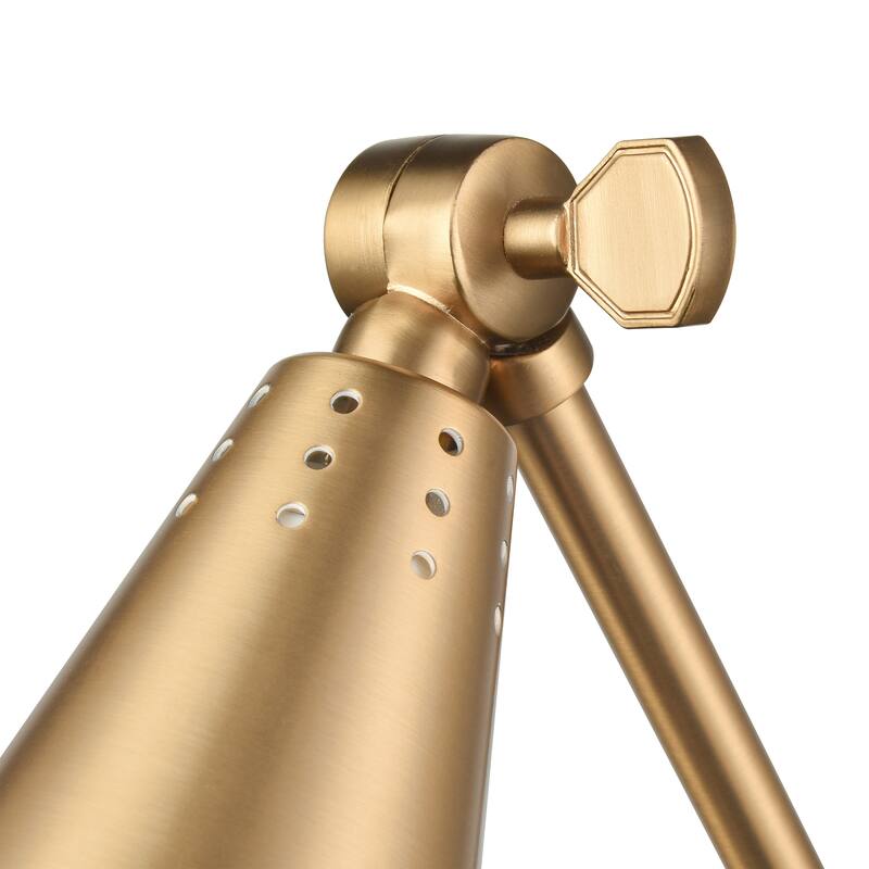 Whitmire 10.25'' High 1-Light Plug-In/Hardwire Sconce - Brushed Gold