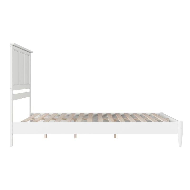 Charlotte Solid Wood Low Profile Platform Bed