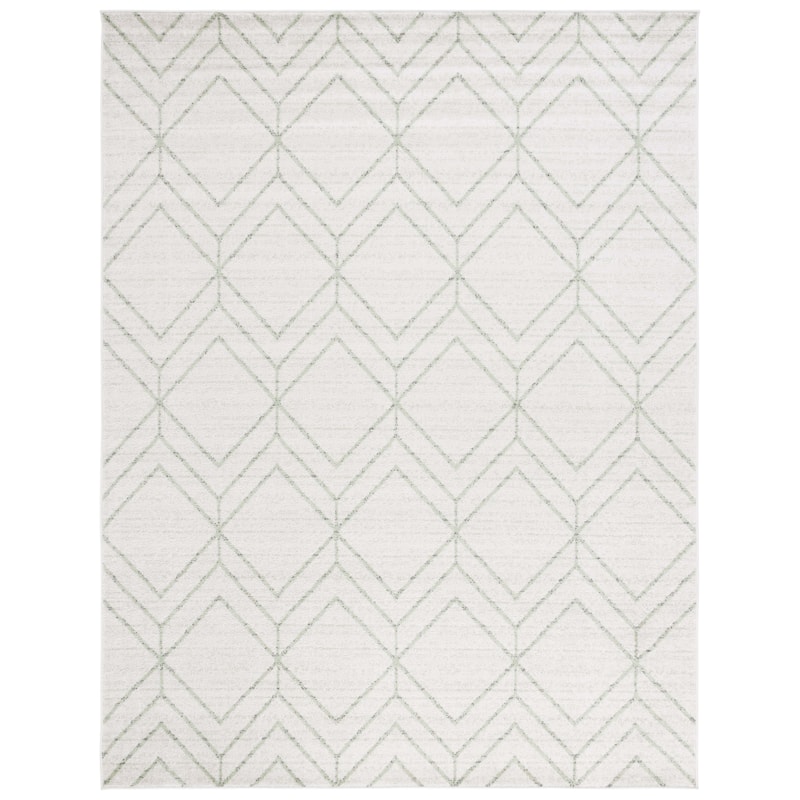 SAFAVIEH Adirondack Juvelina Modern Geometric Rug - 8' x 10' - Ivory/Sage