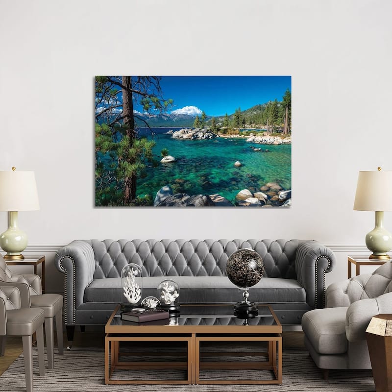 "Sand Harbor State Park, Lake Tahoe, Nevada, USA" by Russ Bishop Canvas