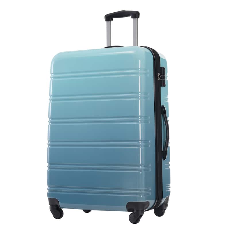 Hardshell Luggage Sets 3 Piece Gradient Color Expandable Suitcase with Spinner Wheels and TSA Lock Lightweight 20" 24" 28"