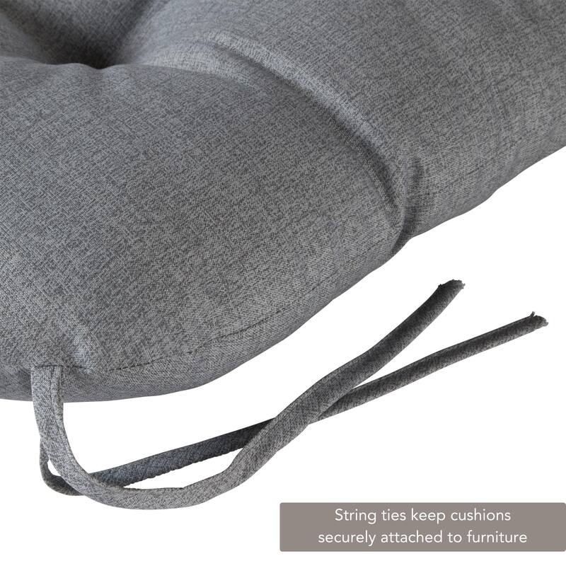 Heather Gray 21-inch x 42-inch Outdoor Chair Cushion (Cushion Only)
