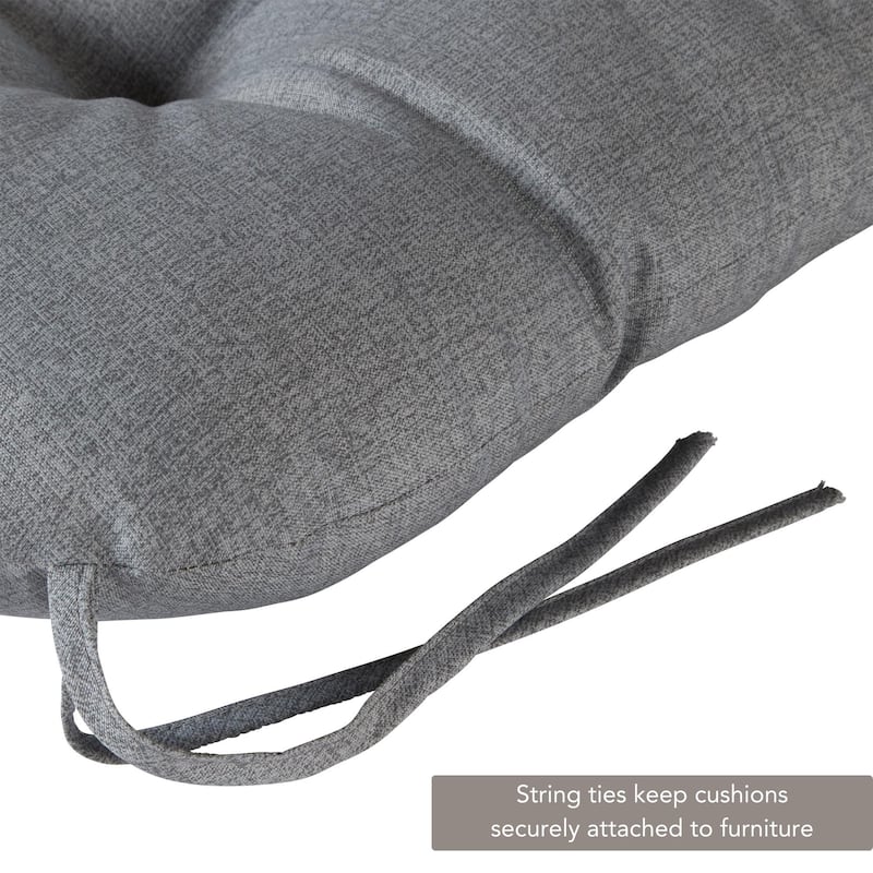 Outdoor 21 x 42-inch Seat/Back Chair Cushion (Set of 2) (Cushions Only)