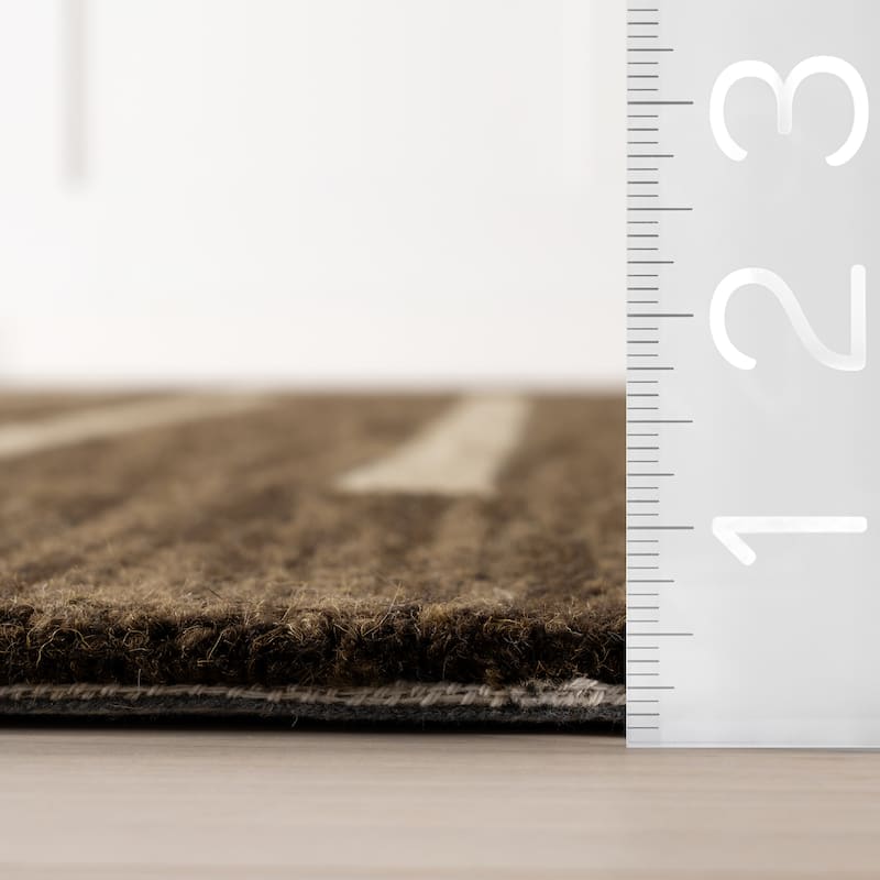 Carmeon Hamilton Solena Bohemian Geometric Wool Rug