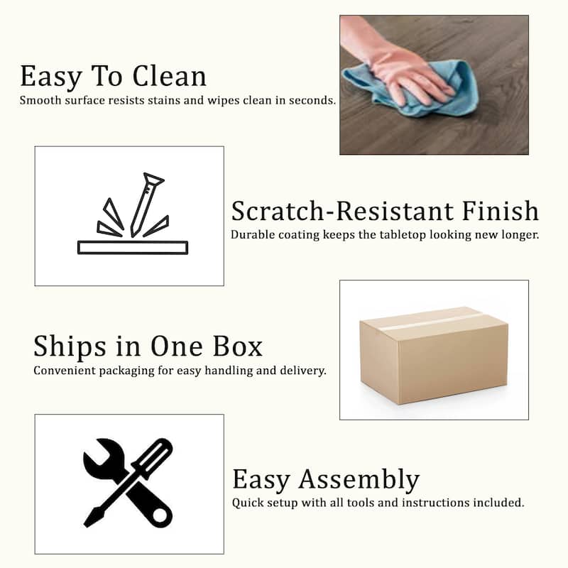 CraftPorch Timeless 45" Round Table