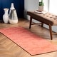 preview thumbnail 49 of 61, Nuloom Ago Geometric Wool Area Rug 2' x 6' Runner - Rust