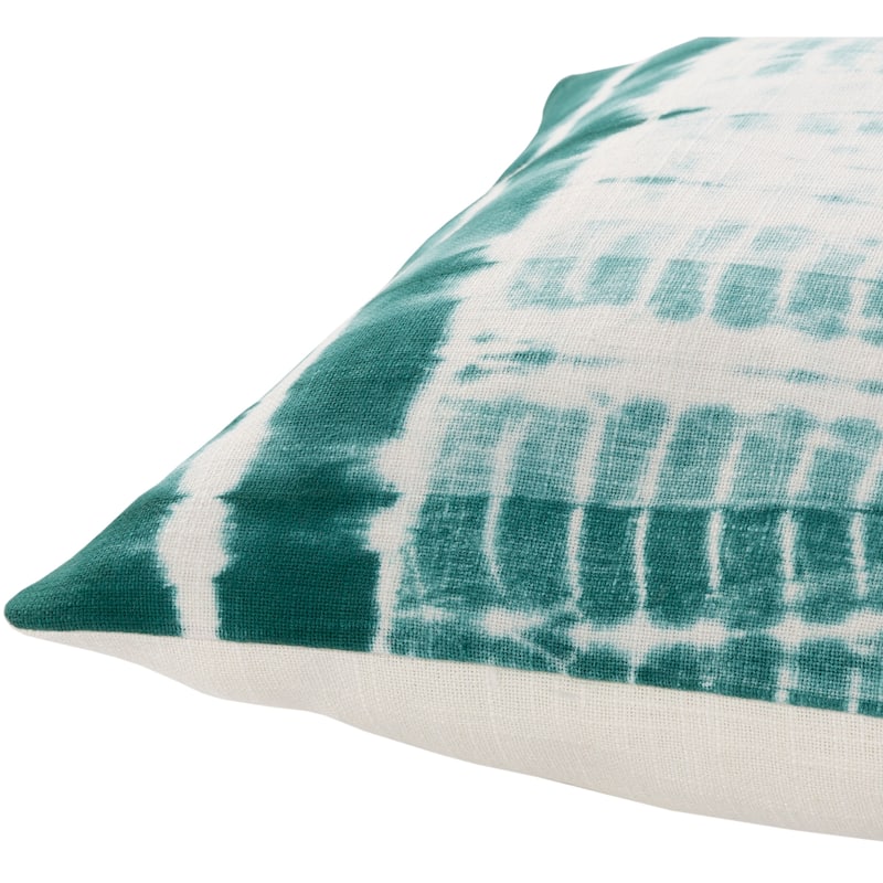 Artistic Weavers Saran Tie-Dye Striped Cotton 14x22-inch Lumbar Throw Pillow
