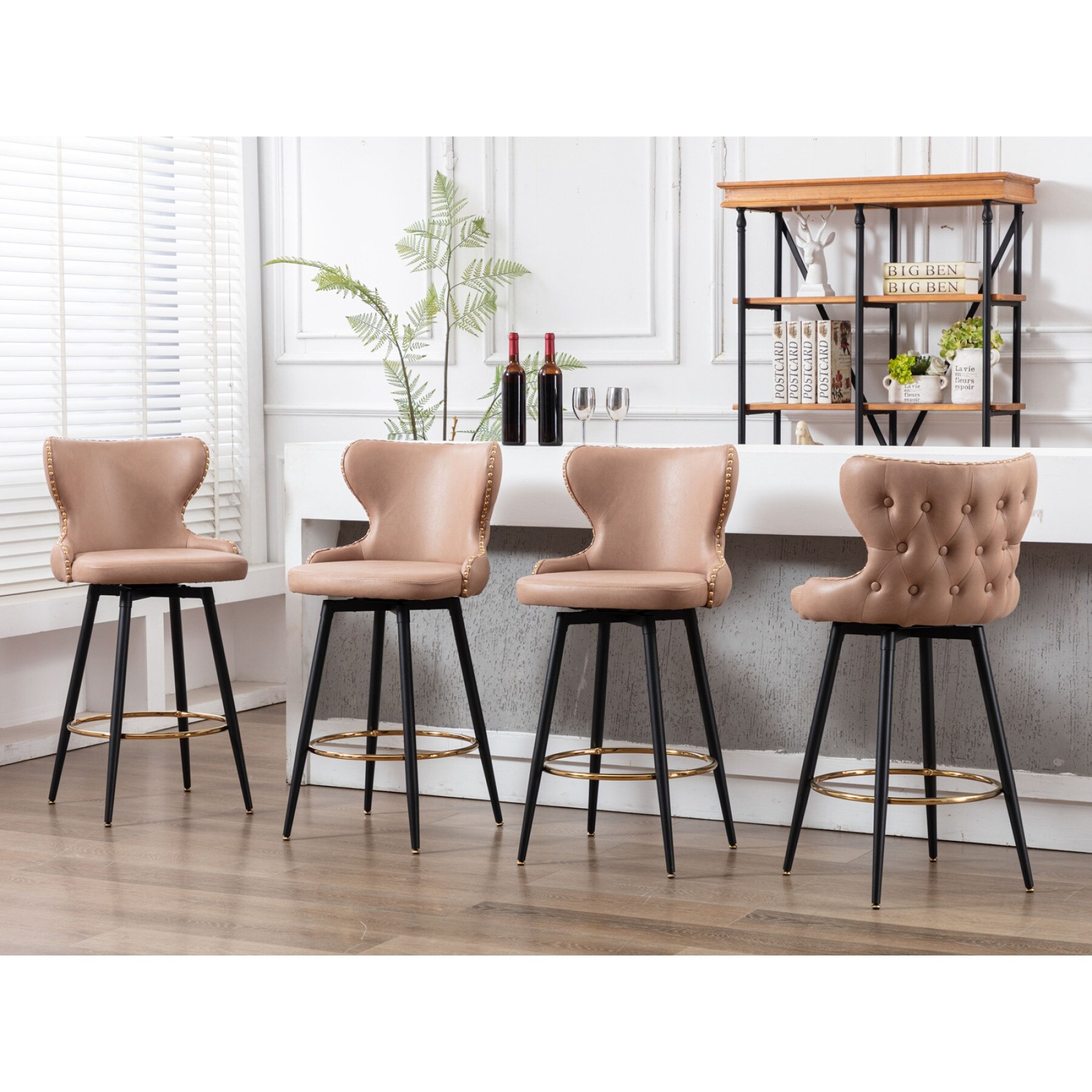 Leather fabric best sale for bar stools