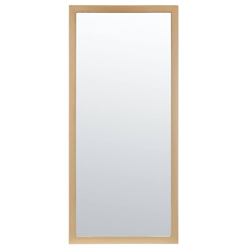 SAFAVIEH Martika 18 x 40-inch Rectangular Mirror - 18" W x 0.8" D x 39.5" H - Gold - 18Wx1Dx40H