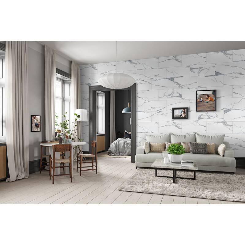 Ackland AKNPTVEL12X24M-PL Velluto - 12" x 24" Porcelain Solid Floor