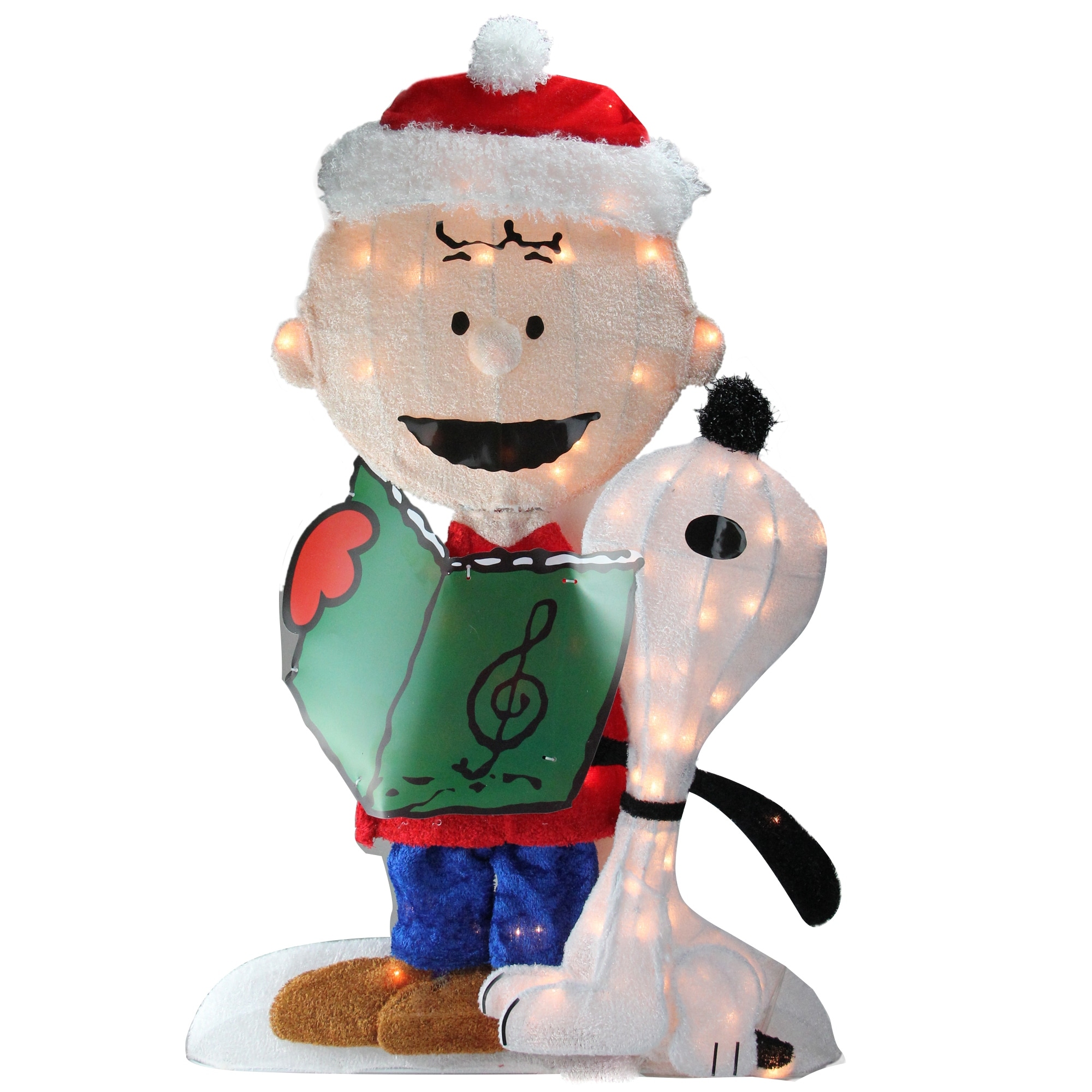 Shop 32 Green And White Prelit Peanuts Charlie 2d Christmas