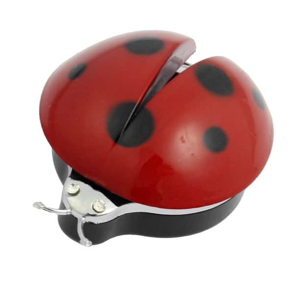 Unique Bargains Car Air Vent Clip Red Plastic Ladybug Shaped Air