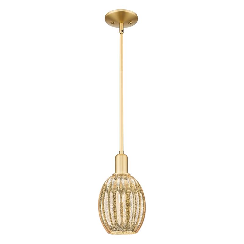 Innovations Lighting Downtown Urban - Preston - 1 Light 6" Bell Shade Stem Hung Mini Pendant