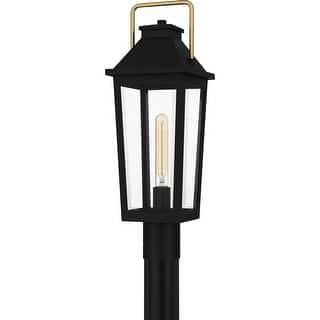Buckley 1-Light Outdoor Post Mount in Matte Black