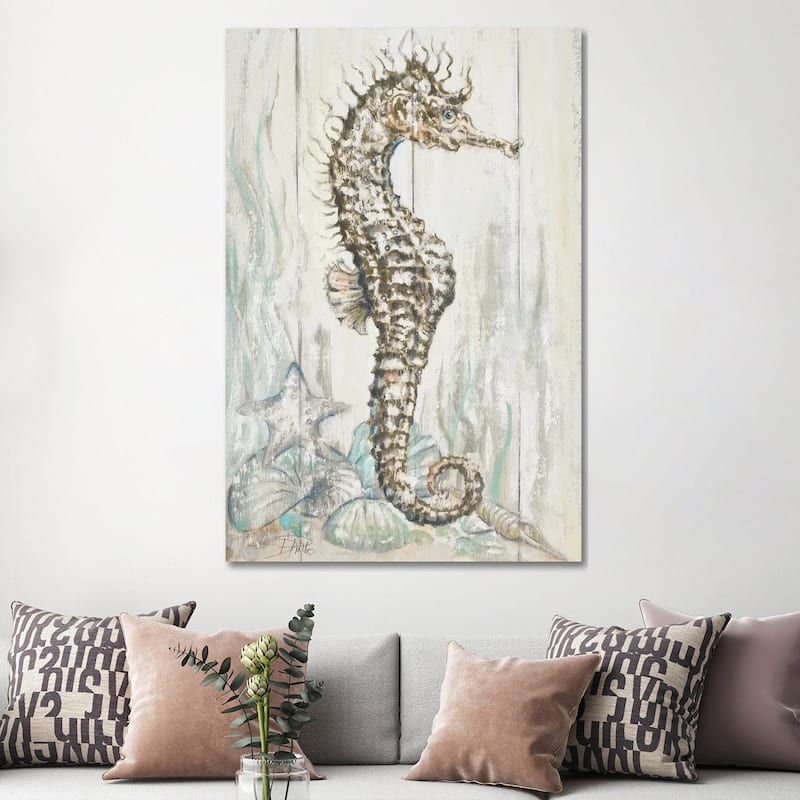 iCanvas "Antique Seahorse I" by Patricia Pinto Canvas Print