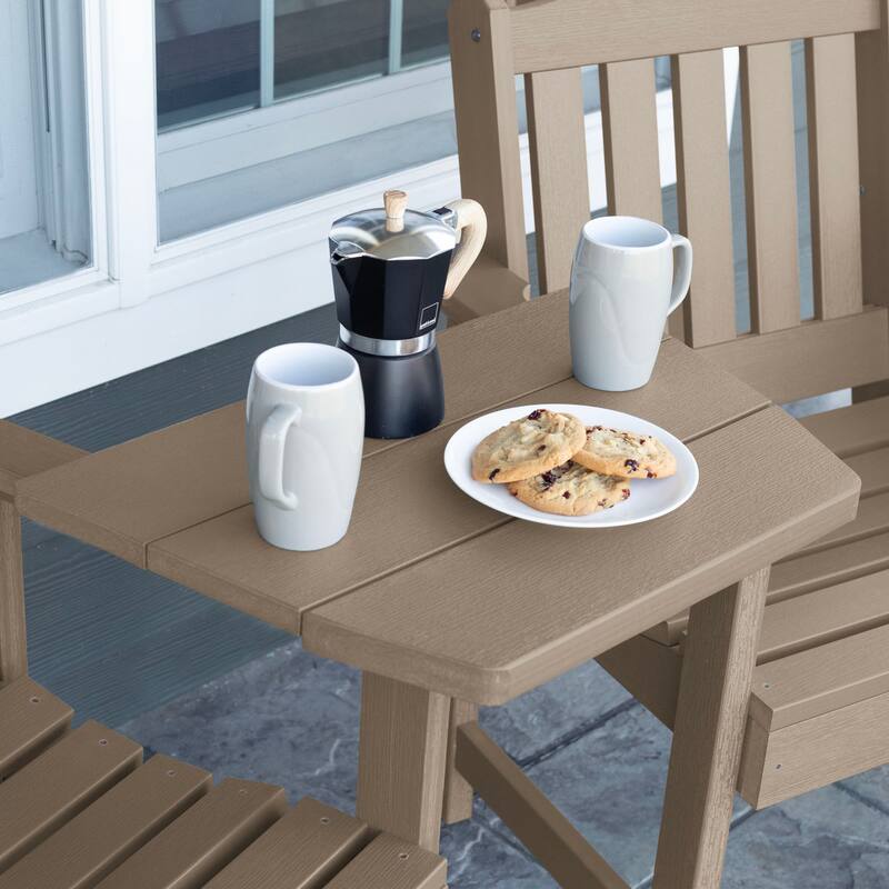 HIGHWOOD Eco-Friendly Adirondack Tete-a-Tete Connecting Table