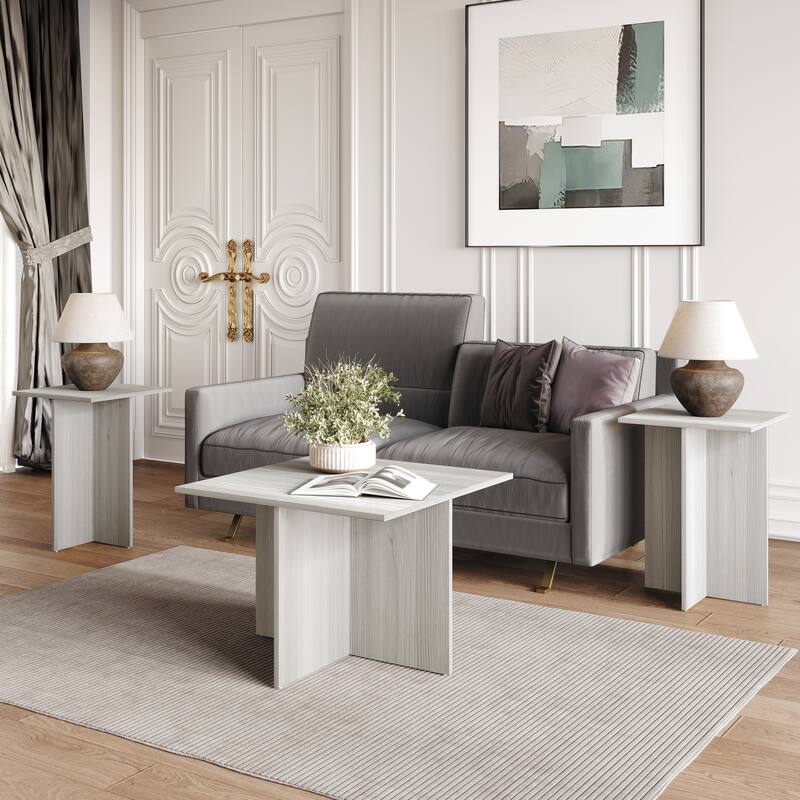 Clayfell Joliet 3 Piece of Coffee Table Set