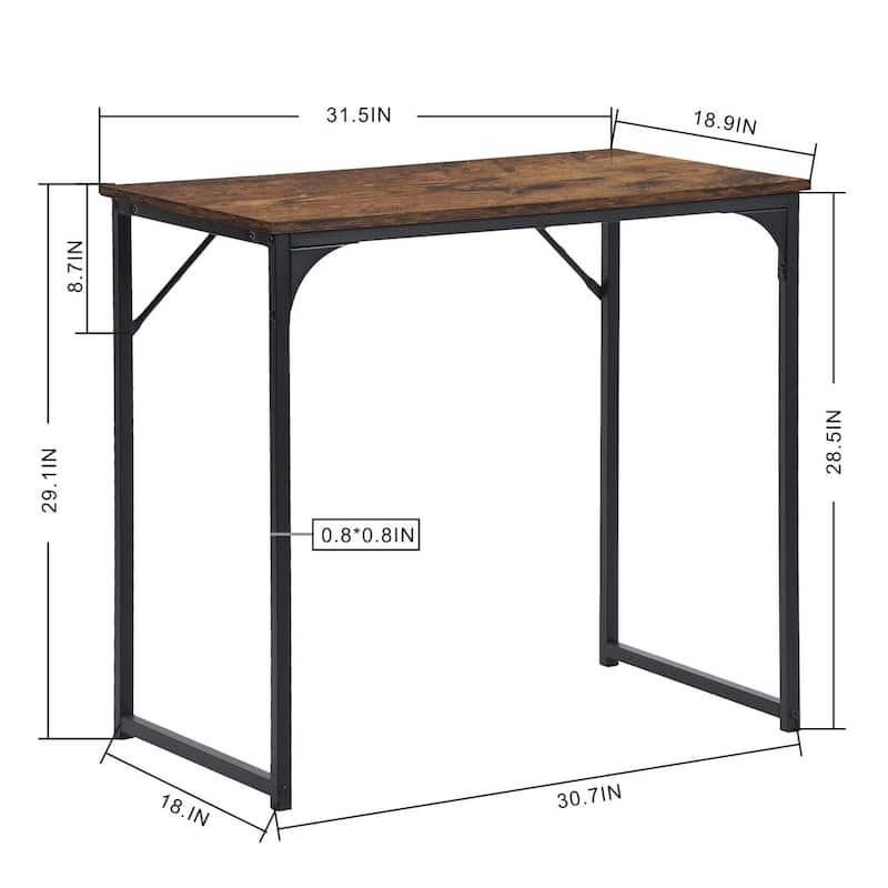 HomyLin Writing Table Home Office Desk Computer Desk for Study Working